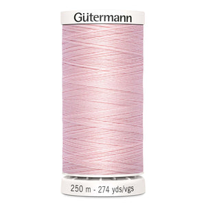 Gutermann Sew-All thread, 250 metres sewing spool, pink, colour 659, article 717878 