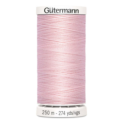 Gutermann Sew-All thread, 250 metres sewing spool, pink, colour 659, article 717878 