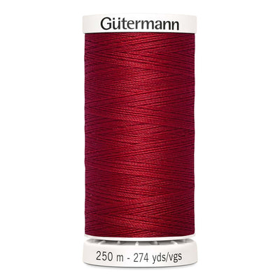 Gutermann Sew-All thread, 250 metres sewing spool, raspberry red, colour 46, article 717878 