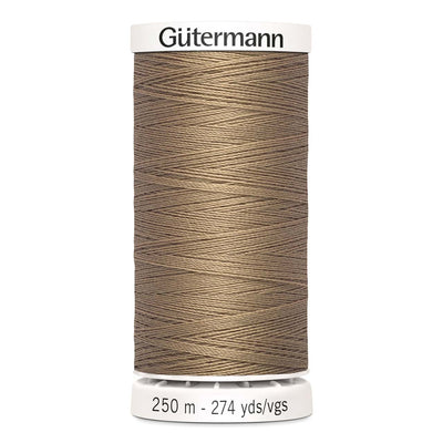 Gutermann Sew-All thread, 250 metres sewing spool, sienna brown, colour 139, article 717878 