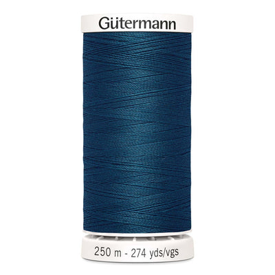 Gutermann Sew-All thread, 250 metres sewing spool, very dark teal, colour 870, article 717878