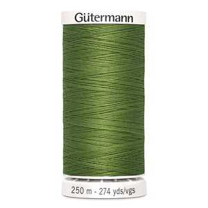 Gutermann Sew-All thread, 250 metres sewing spool, khaki green, colour 283, article 717878 