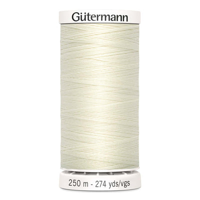 Gutermann thread 001 sewing thread 250 metres
