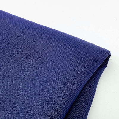 linen fabric heavy weight prussian blue linen - moda linen fabric collection