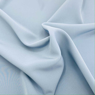 italian crepe fabric sky blue crfepe fabric collection