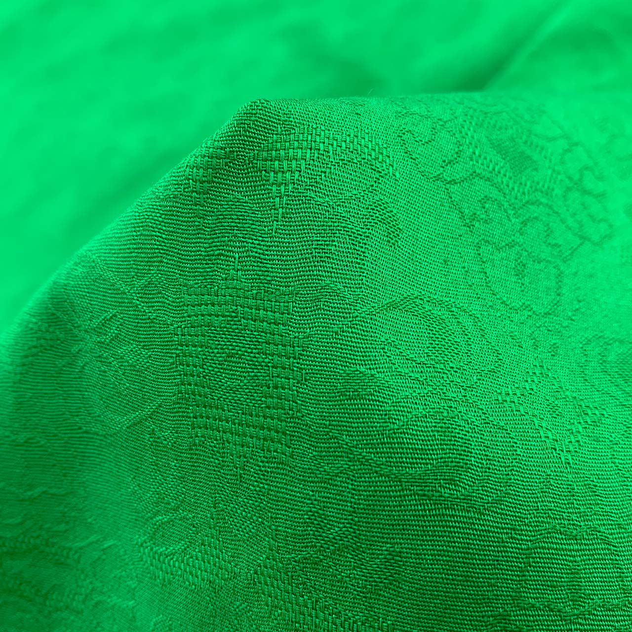 cotton jacquard fabric floral emerald fabric collection