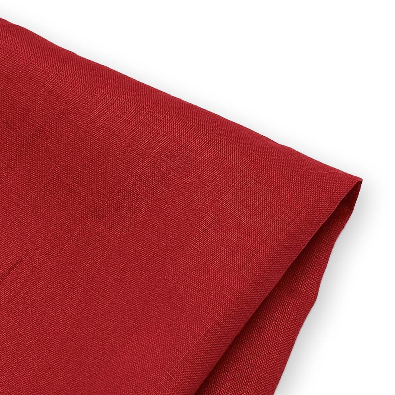 linen fabric true red ella linen dressmaking linen - fabric collection