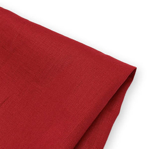 linen fabric true red ella linen dressmaking linen - fabric collection