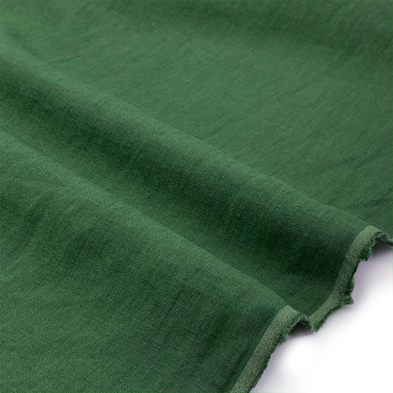 linen fabric green avocado linen sand washed  pure linen fabric collection