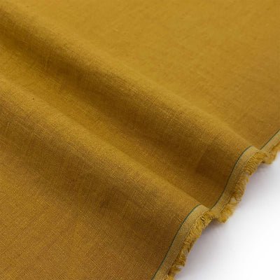 linen fabric mustard linen sand washed pure linen fabric collection