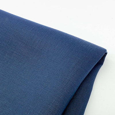 linen fabric wedgewood blue ella linen dressmaking - fabric collection