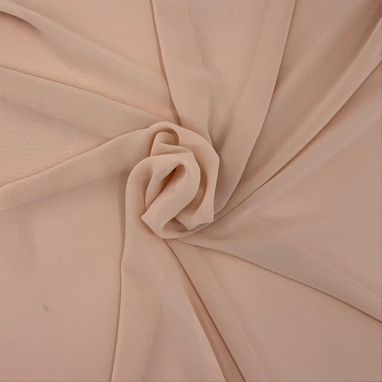 polyester chiffon peach fabric
