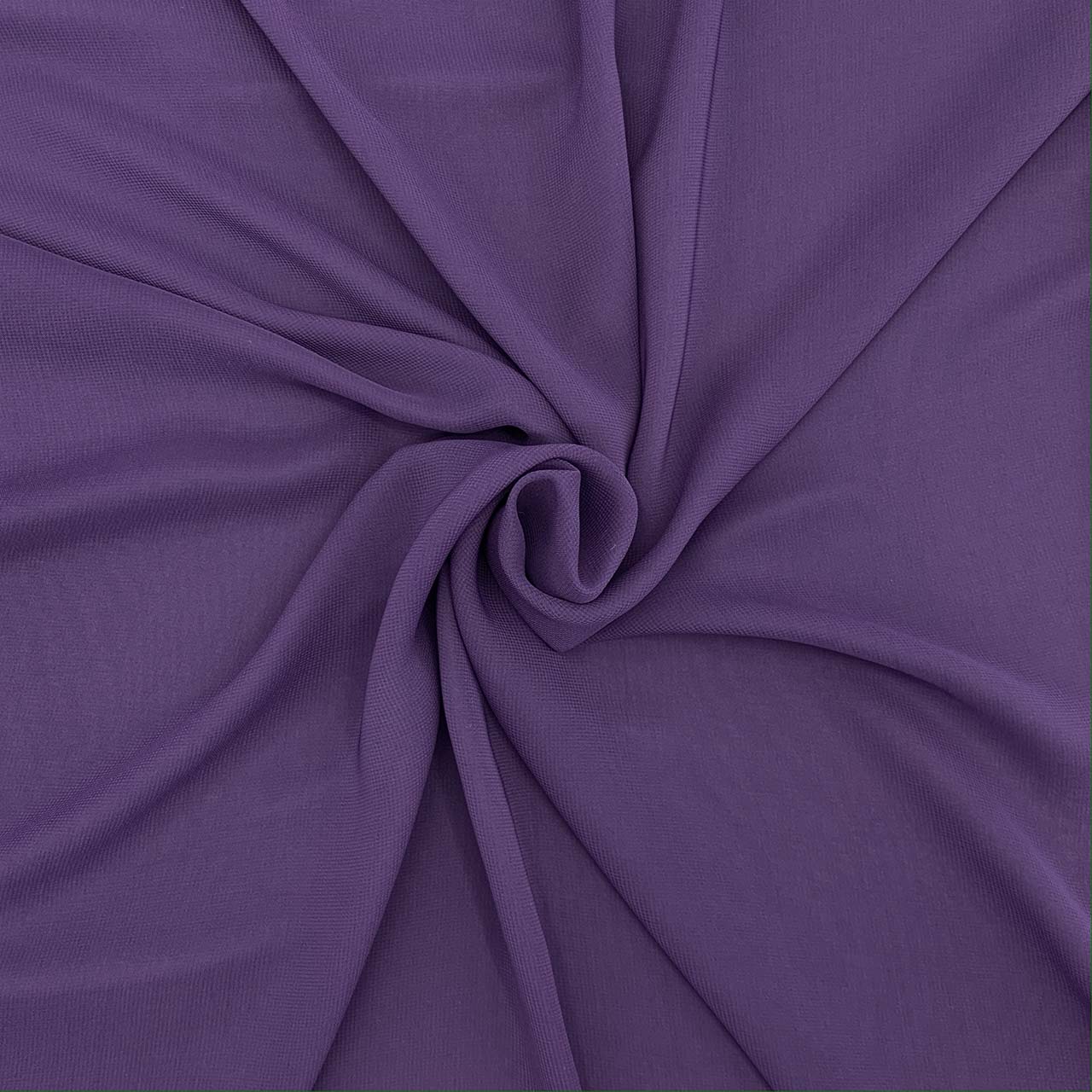 polyester chiffon royal purple fabric