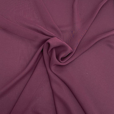 polyester chiffon plum fabric