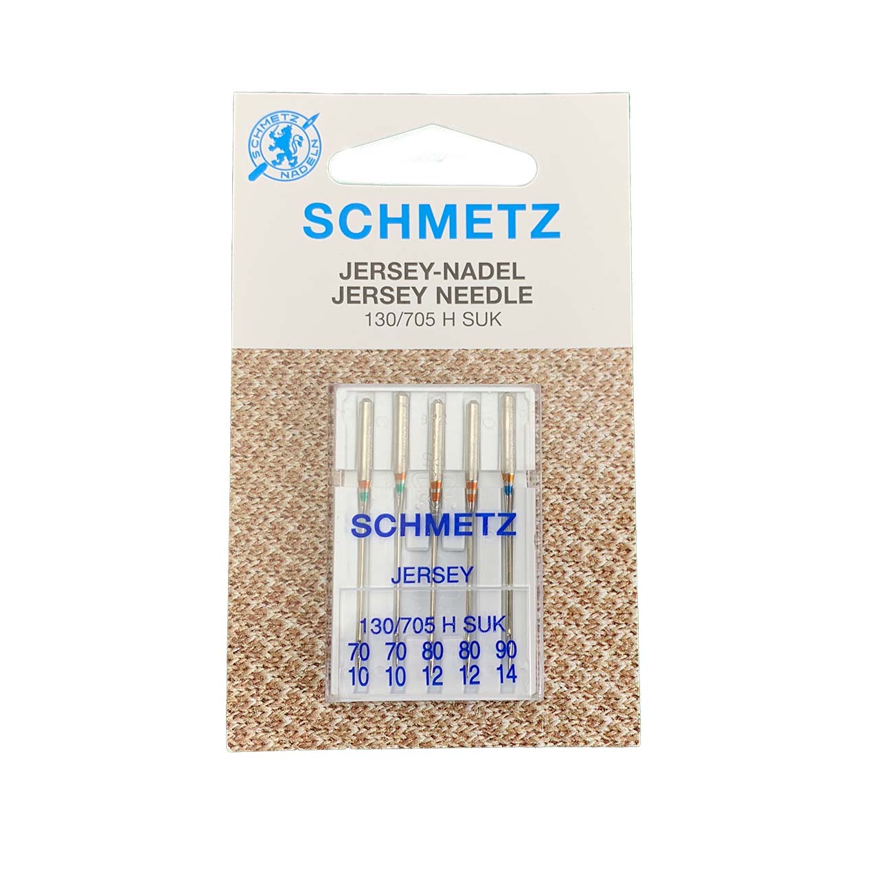 Schmetz Jersey Ball Point Sewing Machine Needle Assorted Sizes