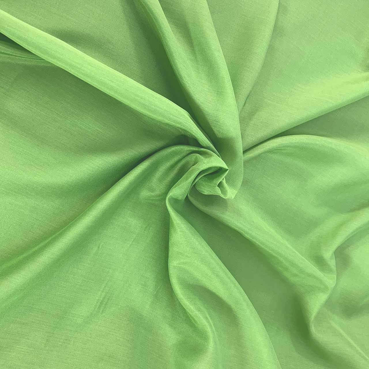 fern silk cotton blend fabric fern green silk cotton voile - Fabric Collection