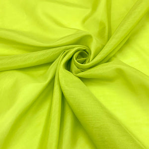 silk cotton fabric lime green voile fabric collection