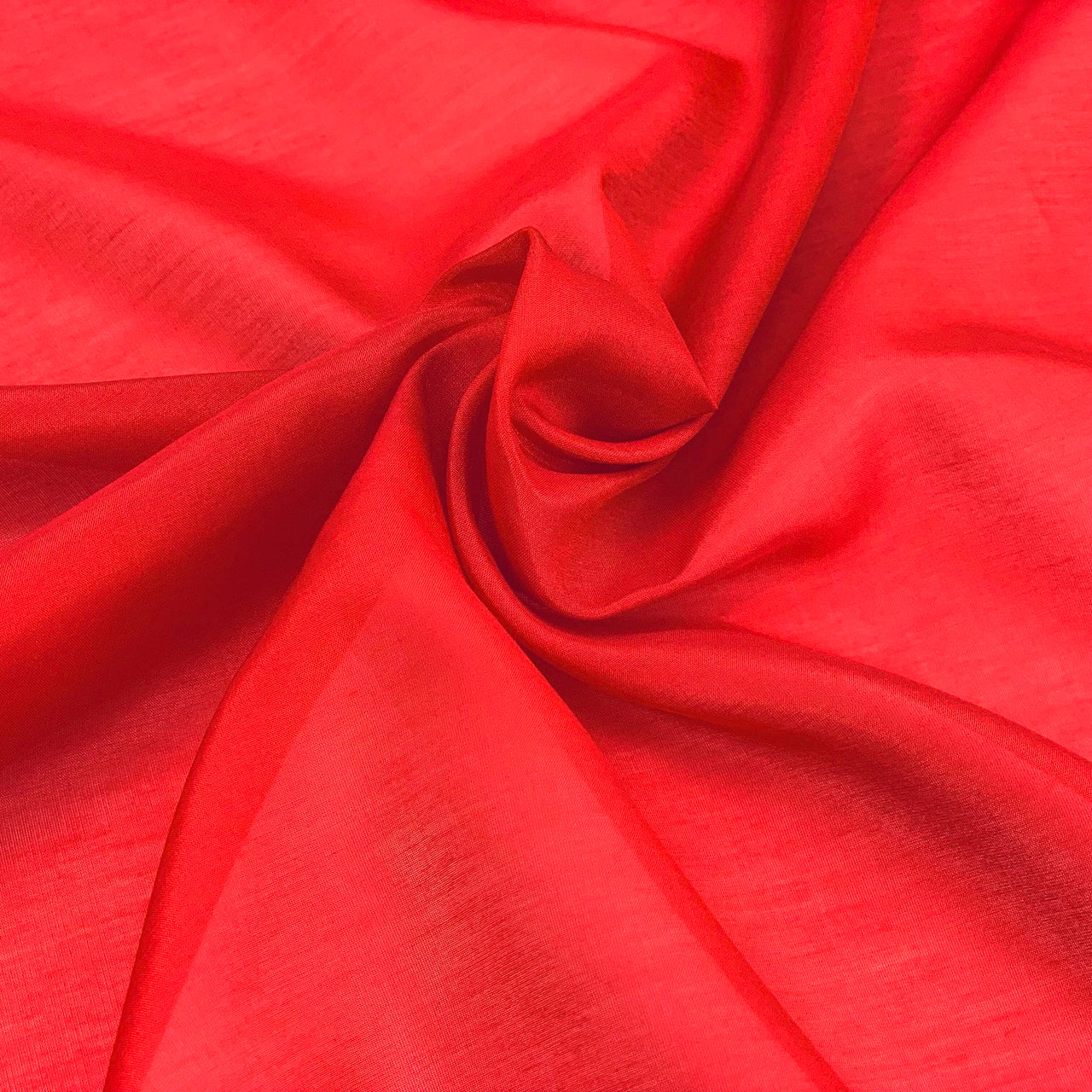 silk cotton fabric tulip red voile fabric collection