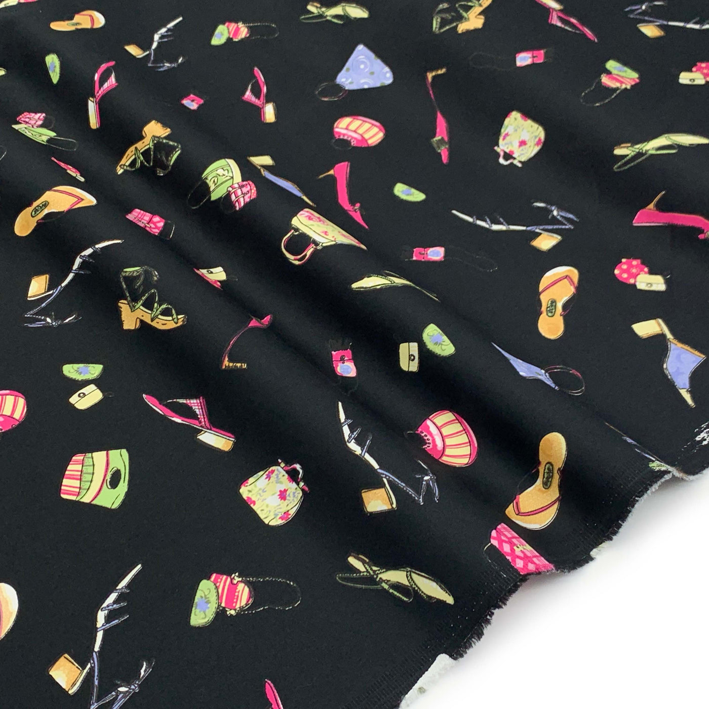 Cotton Sateen Fabric Black – Fabric Collection
